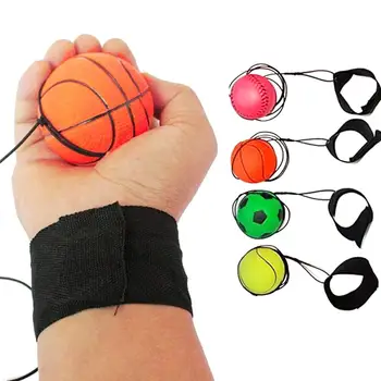  1 шт. Футбольный синий мяч с веревкой - идеальный игрушечный мяч для метания рук для спортивного досуга!