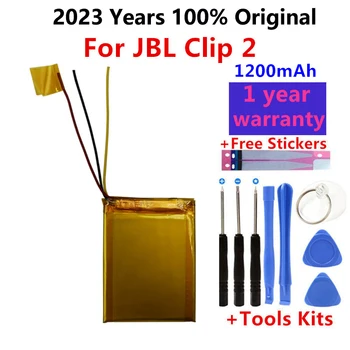  1200 мАч Аккумулятор GSP383555 для JBL Clip 2, Clip 2 AN, CLIP2BLKAM, CS056US, P04405201 Аккумуляторы Bateria+с инструментами