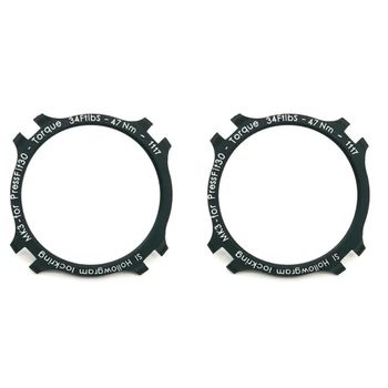  2 шт. Стопорное кольцо для Cannondale Hollowgram Spider Lockring KP021 / , Supersix Evo 2 Аксессуары для велосипедов