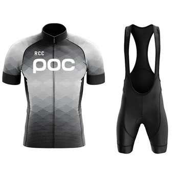  2024 RCC POC Team Cycling Jersey Set Летняя одежда для велоспорта MTB Bike Одежда Униформа Maillot Ropa Ciclismo Велоспорт Велосипедный костюм