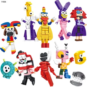  2024 Новый цифровой цирковой мальчик-головоломка Строительный блок головоломки Детские игрушки