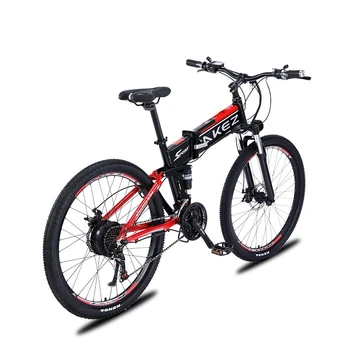  27,5-дюймовый складной электрический горный велосипед двухколесные электрические велосипеды 48 В 500 Вт 8 Ач Мощный электрический велосипед для бездорожья для взрослых