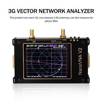  3.2In Экран 3G Векторный анализатор цепей S-A-A-2 Nanovna V2 Антенный анализатор Коротковолновый КВ УКВ Мерный дуплексерный фильтр
