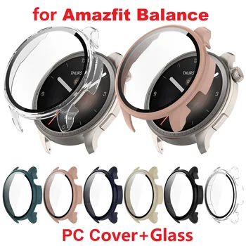  30 шт. Защитный чехол для ПК Amazfit Balance A2286 Smart Watch Bumper Полное покрытие защитной пленки из закаленного стекла