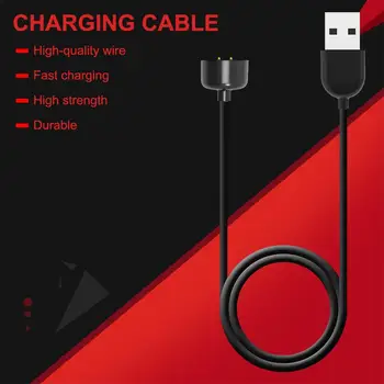  50/100 см USB-кабель для зарядного устройства Band5 Зарядное устройство Адаптер Провод для Xiaomi Mi Band 5 Miband 5 Smart Браслет Браслет Зарядный кабель