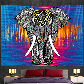  7 цветов индийский слон гобелен хиппи спальня хиппи домашний декор бохо йога матрас простыня