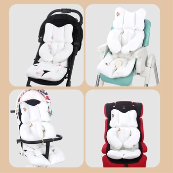  77HD Удобная подушка для детской коляски Мягкая поддержка тела и головы младенца Chusion Pad Хлопок смешанный для новорожденных и малышей