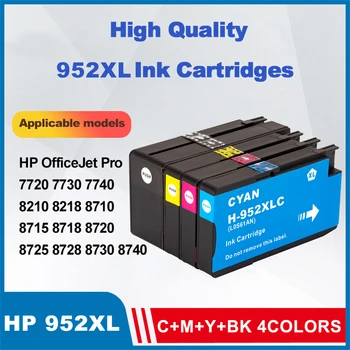  952XL 952 XL Струйный струйный картридж премиум-класса для принтера HP OfficeJet Pro 7720 7730 7740 8710 8715 8718 8720 8730 8740
