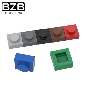  BZB MOC 3024 1x1 Строительные блоки платы Высокотехнологичные высокотехнологичные кирпичные детали Дети DIY Развивающие игрушки Лучшие подарки