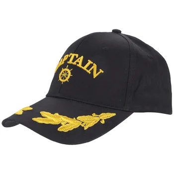  Captain Hat Бейсболки для мужчин Европейские и американские регулируемые хлопковые солнце для женщин