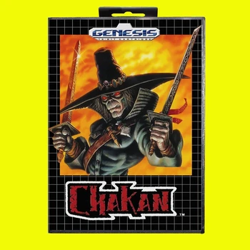  Chakan MD Game Card 16-битная США Крышка для картриджа игровой консоли Sega Megadrive Genesis