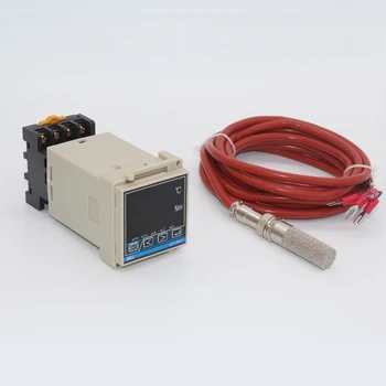  CJ-601 высокотемпературный регулятор температуры и влажности DIN Гигрометр и термостат DIN с датчиком высокой температуры