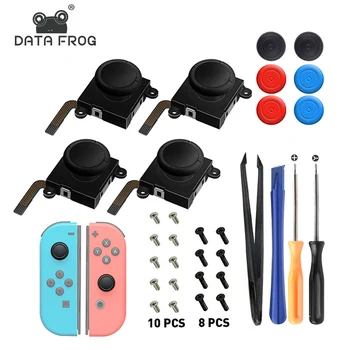  DATA FROG Ремонт крышки джойстика для совместимой консоли Nintendo Switch, совместимой с Nintendo OLED, сменные аксессуары