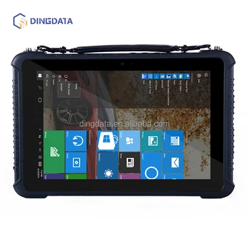  Dingdata 4G Защищенный планшет 10,1-дюймовый Business Industrial Wins 11 Планшетный ПК 8 ГБ + 256 ГБ IP65 Пыленепроницаемый водонепроницаемый