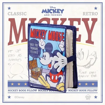 Disney официально авторизованный воскресный дом Микки Бук Подушка Плюшевые Модные Игровые Периферийные Подарки