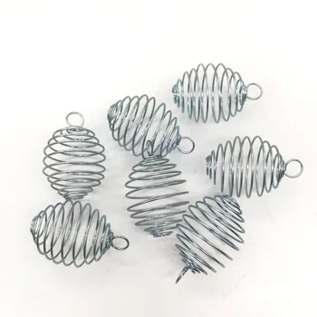  DIY ювелирные аксессуары спиральная клетка катушка медальон ожерелье