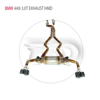 HMD Выхлопная система из титанового сплава Производительность Клапан Catback для BMW 440i B58 3.0T Автомобильный глушитель