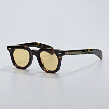  JMM VENDOME Мужские солнцезащитные очки Высокое качество Ацетат Ретро Прямоугольная толстая оправа ручной работы Женские модные очки UV400 на открытом воздухе