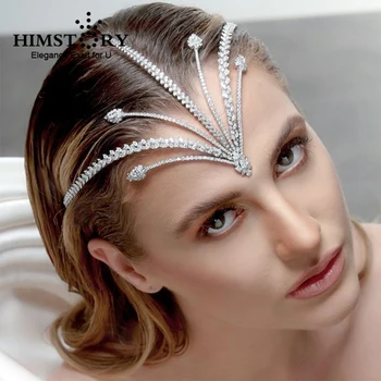  NiuShuya Высококачественная ретро цирконовая повязка на голову европейские и американские головные уборы для бровей женщина сценическое выступление аксессуары для волос