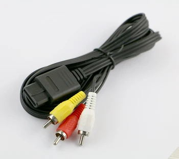  OCGAME Высококачественный 1,8-метровый AV-кабель для телевизора S-Video AV-кабель к RCA для игровой консоли N64 SNES Видео-аудио кабели Кабель-адаптер