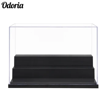  Odoria 25x12x16 см 3 шага акриловая витрина прозрачная коробка из плексигласа прозрачный шкаф фигурка коллекционные кукла модель автомобиля