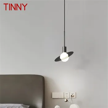  TINNY Современный медный подвесной светильник Светодиодный классический черный подвесной светильник Шикарный креативный декор для домашней гостиной спальни