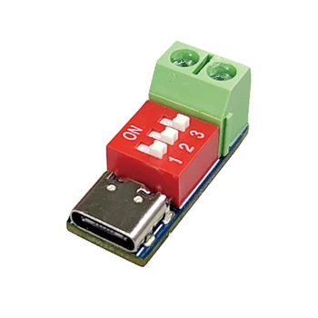  TypeC PD QC Защита от перегрева и перенапряжения Входное напряжение 4 В 22 В Поддерживаемое интерфейс USB Type C PD