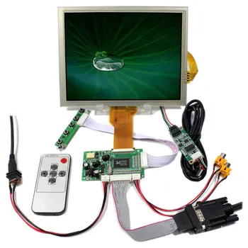  VGA 2AV Revering LCD Controller Board 8-дюймовый сенсорный ЖК-экран 800x600 EJ080NA 05B