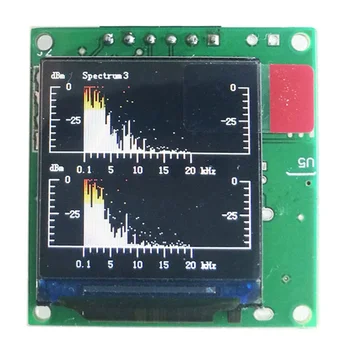  Анализатор отображения музыкального спектра 1,3-дюймовый ЖК-дисплей MP3 усилитель мощности Индикатор уровня звука Ритм Сбалансированный модуль VU METER