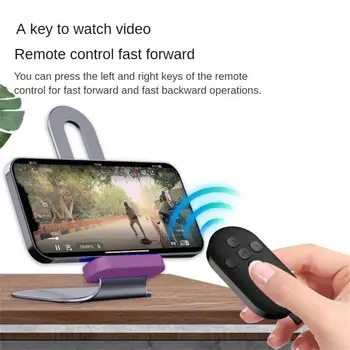  Беспроводной Bluetooth-совместимый пульт дистанционного управления 7-кнопочный перезаряжаемый шторка для селфи для мобильного телефона Электронная книга Catch-up Drama