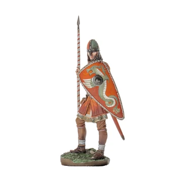  В разобранном виде 1/32 древнего фэнтези Воин-солдат с основанием Миниатюрная фигурка из смолы Наборы миниатюрных моделей Неокрашенный