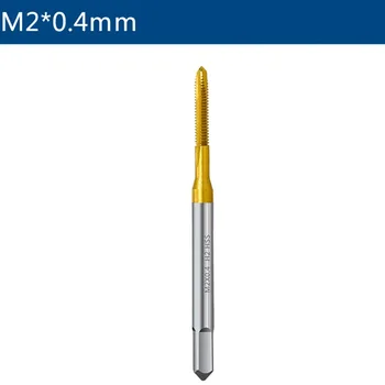  Винтовой метчик Композитное сверло M2-M12 Инструменты Метчик с прямой канавкой Титановое сверло HSS 6542 M2-M12 Прочный