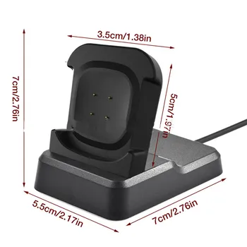   длина 100 см Запасные аксессуары 5 В Смарт-часы USB Зарядный кабель Зарядное устройство Док-станция Подставка для Fitbit Versa3 / Sense