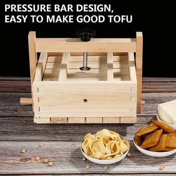   Домашняя машина для производства сыра из тофу и машина для прессования ткани с тремя марлями для изготовления рамы формы для тофу