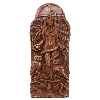  Древняя викканская статуя богини,Алтарная скульптура,Статуя греческой богини Мифология Мать-Земля Гайя Статуэтки для языческого дома