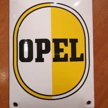 Знак новинки Логотип Opel Автомобильный номерной знак Bombee Metal Жестяной знак
