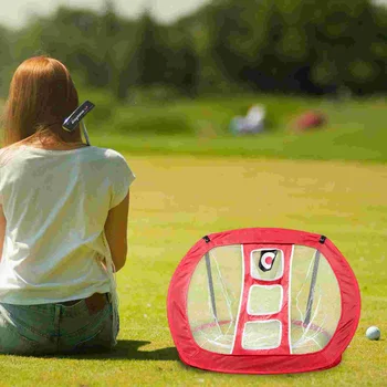  Игры На открытом воздухе Чиппинг Сетка Гольф Cut Pole Play Женщины Волокно Мини-гольф Мужчина В помещении