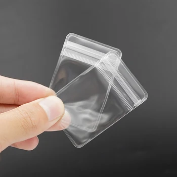 Индивидуальный продукт、Изготовленная на заказ маленькая упаковка Пластиковая мини-серьга Ziplock Frosted Zipper bolsas plasticas