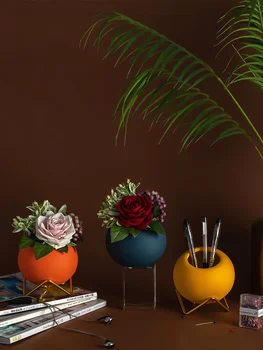  Креативные современные и минималистичные декоративные аксессуары для дома в скандинавском стиле с цветочной композицией и керамикой из сухих цветов