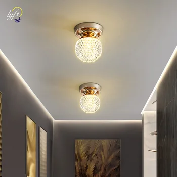  круглый светодиодный потолочный светильник Внутреннее освещение Роскошный современный потолочный светильник для кухни, гостиной, спальни, столовой, украшения коридора