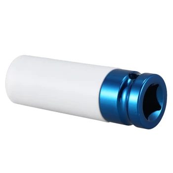  легкосплавный диск 1/2 дюйма привод 17 мм набор тонкостенных глубоких ударных гаек гнездо синего цвета
