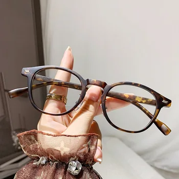   Мода Ретро Маленькие Круглые Очки Для Чтения Анти Синий Свет Пресбиопия Очки Для Женщин Диоптрийные Очки По Рецепту