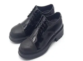  Мода Туфли Дерби с круглым носком Натуральная кожа увеличение Вечерняя свадебная обувь Oxford Повседневная обувь ручной работы Мужская обувь на шнуровке
