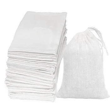  Муслиновые сумки Сумка-саше для дома Сумка для хранения хлопка на шнурке Рекламные пакеты Сумки
