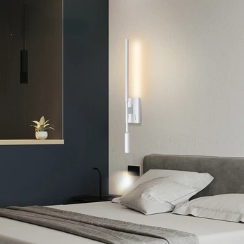  Настенное бра, беспроводное настенное освещение бра в помещении, рядом с настенным светильником, современный настенный светильник для спальни, гостиной, прихожей