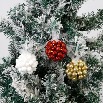  Новые украшения для рождественской елки Украшения Пенопластовый порошок Рождественский шар Висячие рождественские подарки хорошо продаются