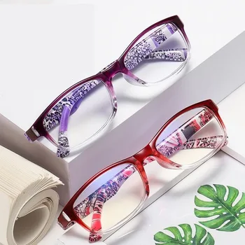  Очки для чтения Очки с защитой от синего света +1.0 до +4.0 Сверхлегкие пресбиопические очки для мужских и женских удобных очков