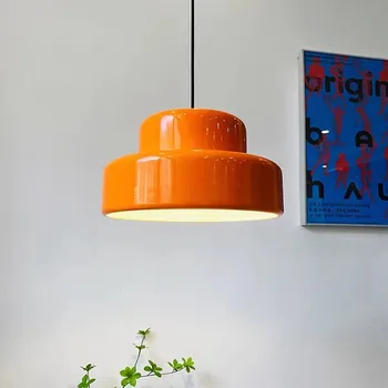  Подвесной светильник Bumling E27 Ретро оранжевые лампы Светодиодный подвесной светильник Дизайнер Обеденный стол Лампа Бар Кофейня Кухня Декоративные светильники