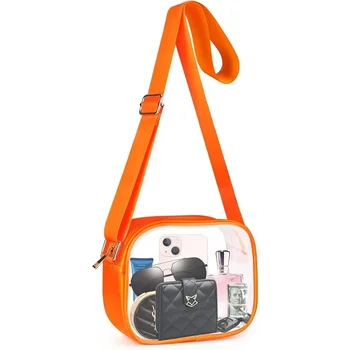  Портативный водонепроницаемый пляжный карман из ПВХ Прозрачная косметическая сумка через плечо Многофункциональный чехол для хранения файлов Дорожный органайзер для макияжа