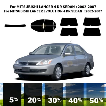   предварительно нарезанная нанокерамика автомобиль УФ тонировка окон комплект автомобильная оконная пленка для MITSUBISHI LANCER 4 DR SEDAN 2002-2007
